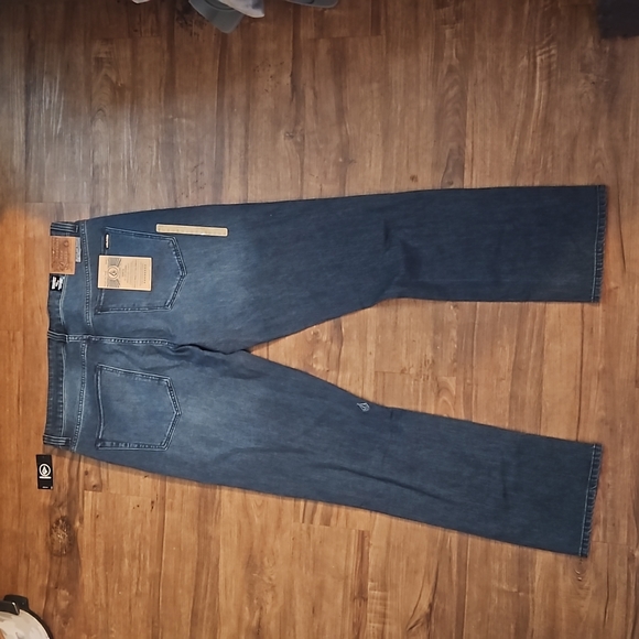 NWT Men's Blue Volcom "Vorta Slim Straight Stretch" Jeans. Various sizes - Picture 5 of 7
